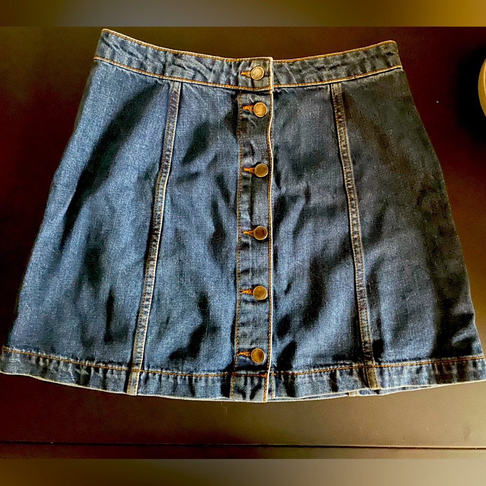 Denim TopShop skirt